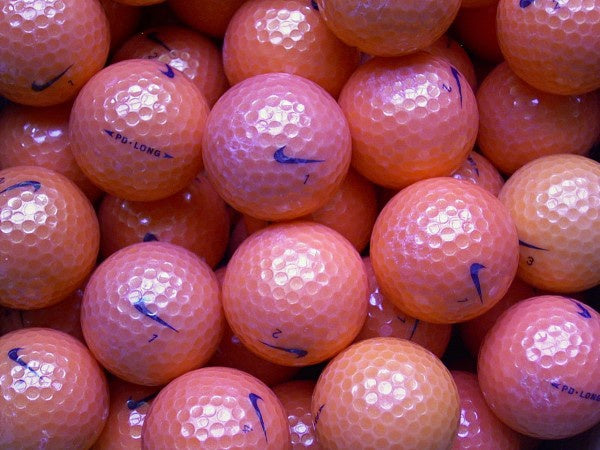 Nike PD Long Orange Lakeballs - gebrauchte PD Long Orange Golfbälle AA/AAA-Qualität