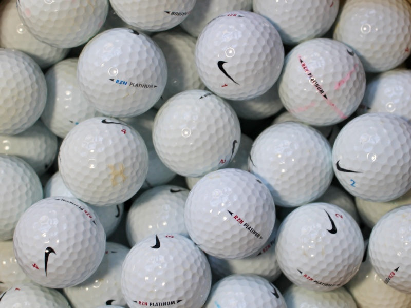 Nike RZN Platinum Lakeballs - gebrauchte RZN Platinum Golfbälle AA/AAA-Qualität