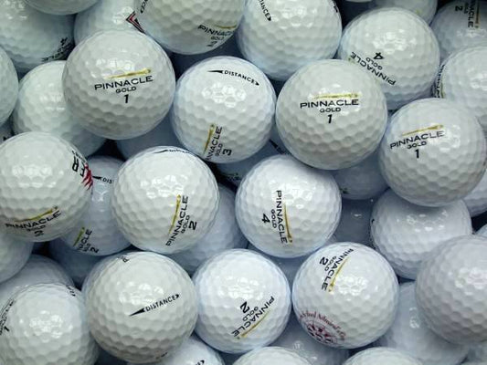 Pinnacle Gold Distance Lakeballs - gebrauchte Gold Distance Golfbälle AAAA-Qualität