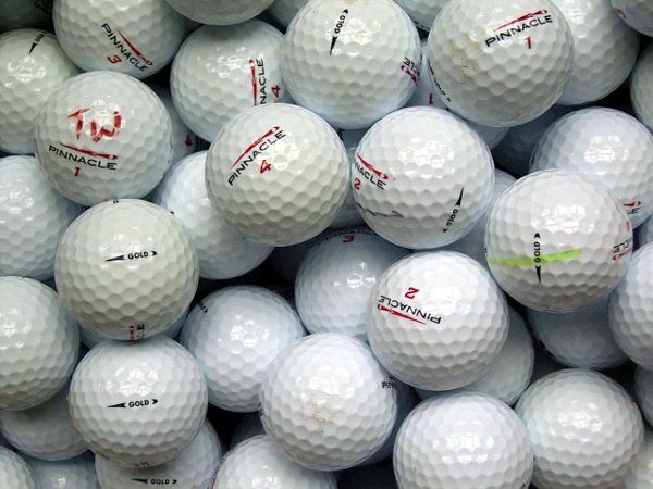 Pinnacle Gold Lakeballs - gebrauchte Gold Golfbälle AA/AAA-Qualität