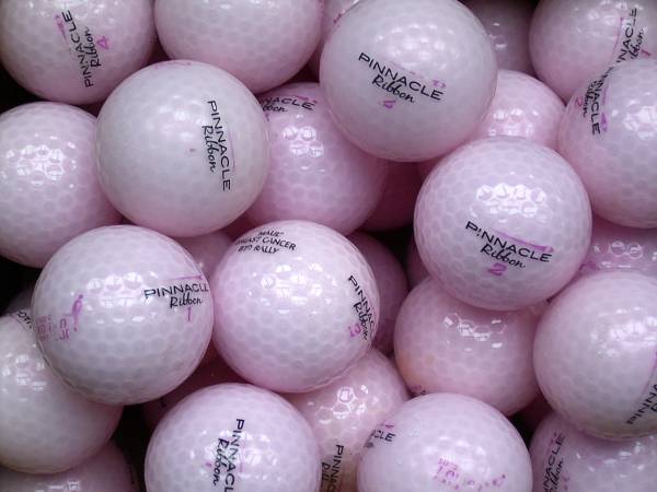 Pinnacle Lady/Ribbon Crystal Pink Lakeballs - gebrauchte Lady/Ribbon Crystal Pink Golfbälle AA/AAA-Qualität