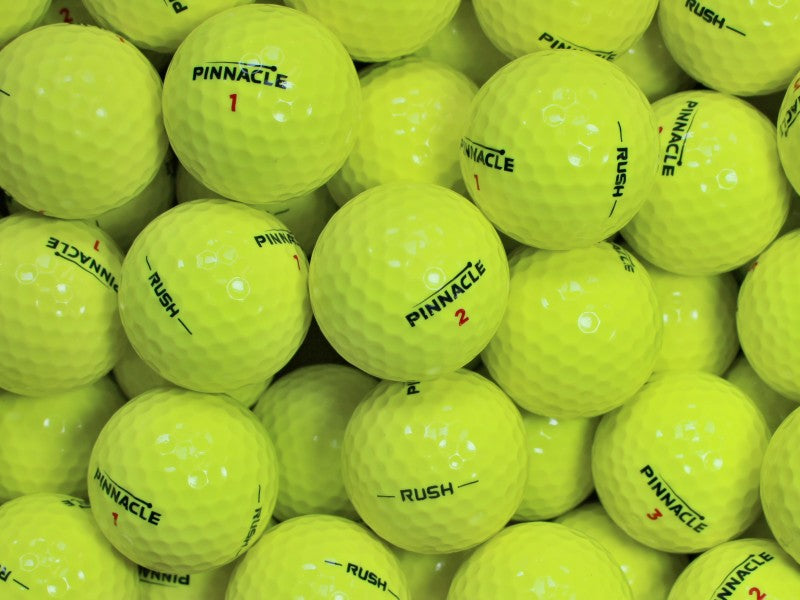 Pinnacle Rush Gelb Lakeballs - gebrauchte Rush Gelb Golfbälle AA/AAA-Qualität