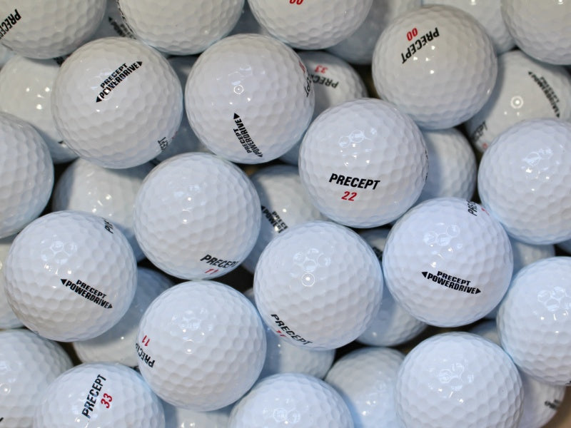 Precept Powerdrive Lakeballs - gebrauchte Powerdrive Golfbälle AAAA-Qualität