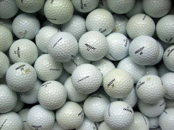 Precept U-TRI Extra Dist Lakeballs - gebrauchte U-TRI Extra Dist Golfbälle AA/AAA-Qualität