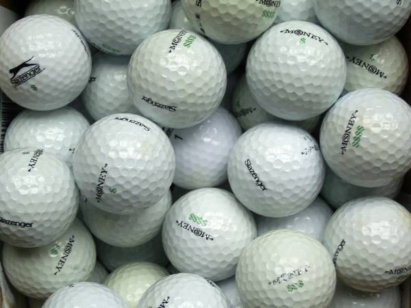 Slazenger Money Lakeballs - gebrauchte Money Golfbälle AA/AAA-Qualität