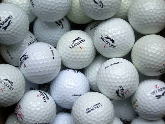 Slazenger Raw Distance Lakeballs - gebrauchte Raw Distance Golfbälle AAAA-Qualität