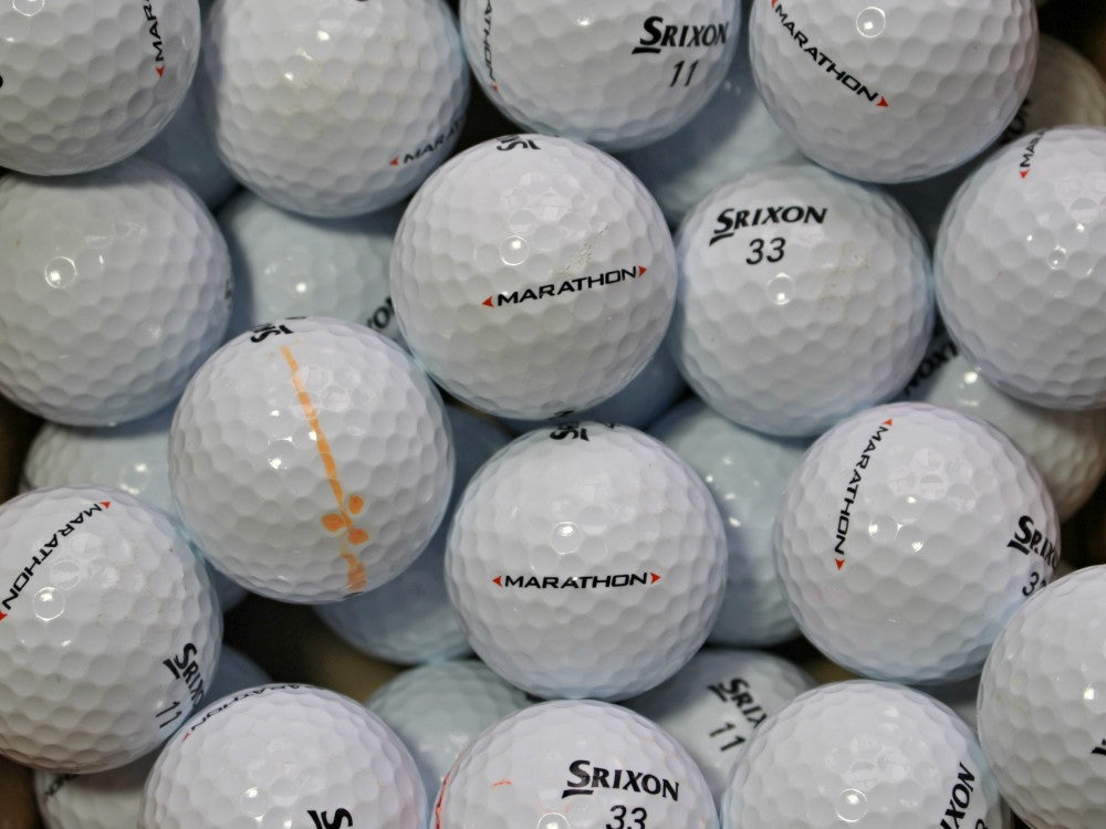 Srixon Marathon Lakeballs - gebrauchte Marathon Golfbälle AA/AAA-Qualität