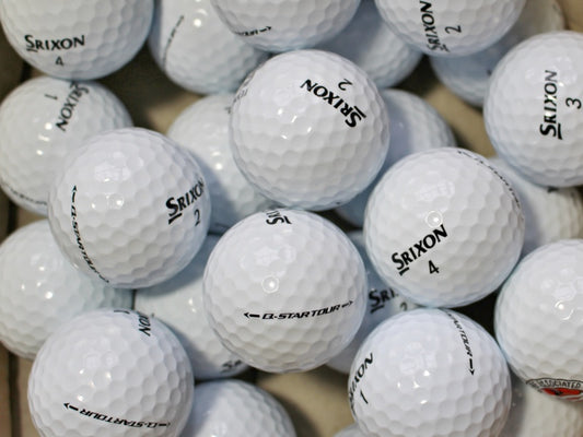 Srixon Q-Star Tour Lakeballs - gebrauchte Q-Star Tour Golfbälle AAAA-Qualität
