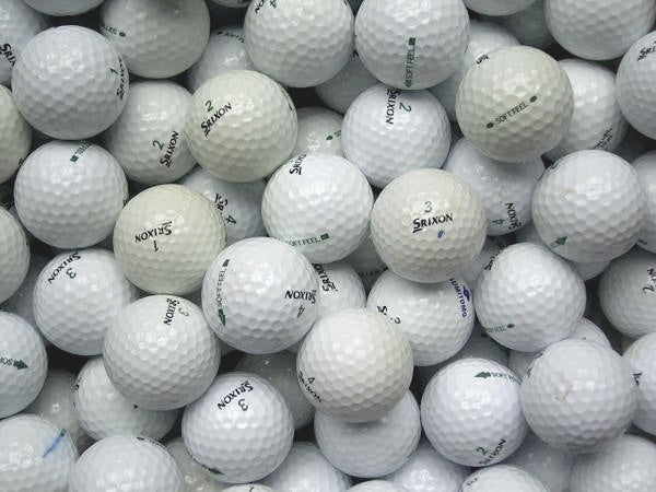 Srixon Soft Feel Lakeballs - gebrauchte Soft Feel Golfbälle AA/AAA-Qualität
