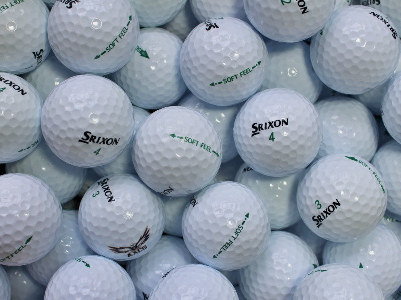 Srixon Soft Feel Lakeballs - gebrauchte Soft Feel Golfbälle AAAA-Qualität