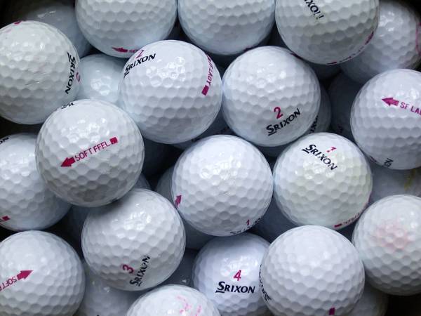 Srixon Soft Feel Lady Lakeballs - gebrauchte Soft Feel Lady Golfbälle AA/AAA-Qualität
