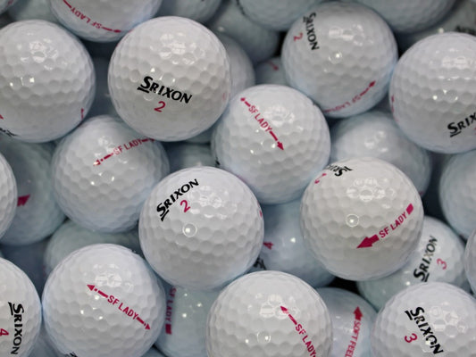 Srixon Soft Feel Lady Lakeballs - gebrauchte Soft Feel Lady Golfbälle AAAA-Qualität