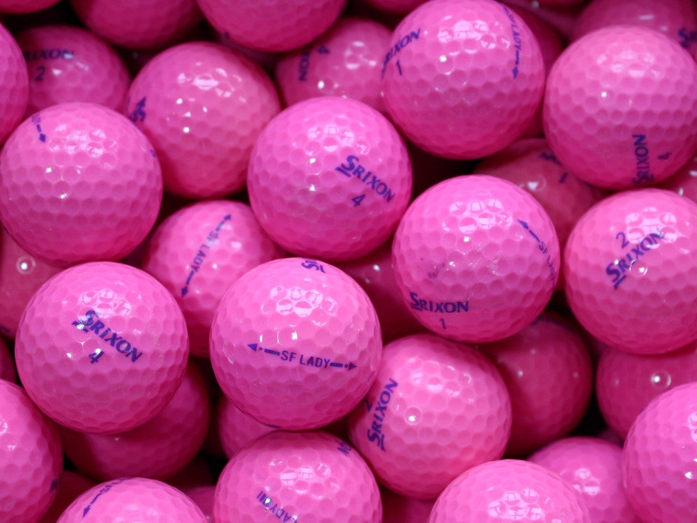Srixon Soft Feel Lady Pink Lakeballs - gebrauchte Soft Feel Lady Pink Golfbälle AA/AAA-Qualität