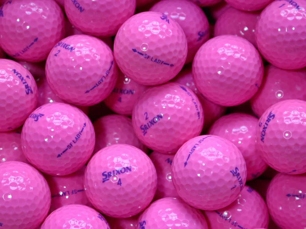 Srixon Soft Feel Lady Pink Lakeballs - gebrauchte Soft Feel Lady Pink Golfbälle AAAA-Qualität