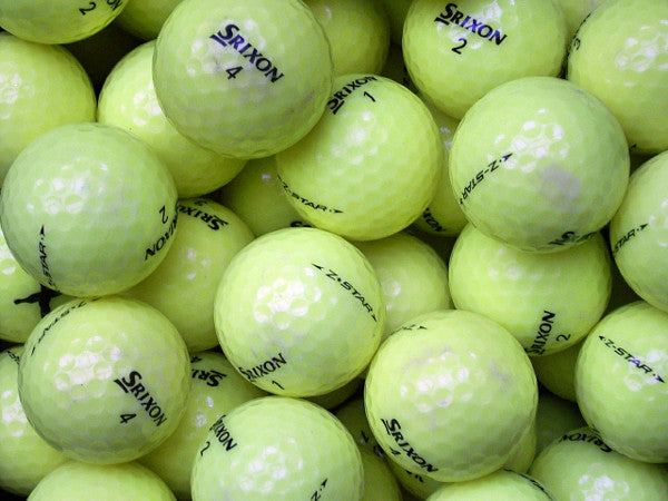 Srixon Z-Star Tour Gelb Lakeballs - gebrauchte Z-Star Tour Gelb Golfbälle AA/AAA-Qualität