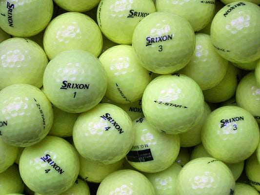 Srixon Z-Star Tour Gelb Lakeballs - gebrauchte Z-Star Tour Gelb Golfbälle AAAA-Qualität
