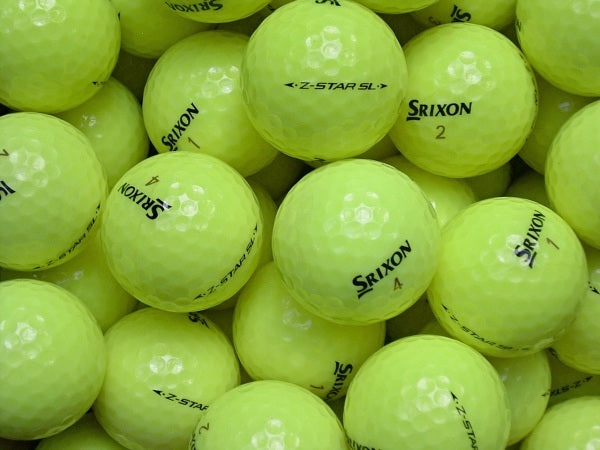 Srixon Z-Star SL Gelb Lakeballs - gebrauchte Z-Star SL Gelb Golfbälle AAAA-Qualität