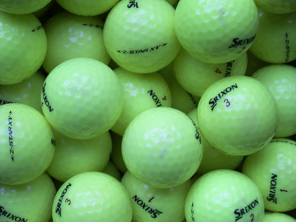 Srixon Z-Star XV Tour Gelb Lakeballs - gebrauchte Z-Star XV Tour Gelb Golfbälle AA/AAA-Qualität