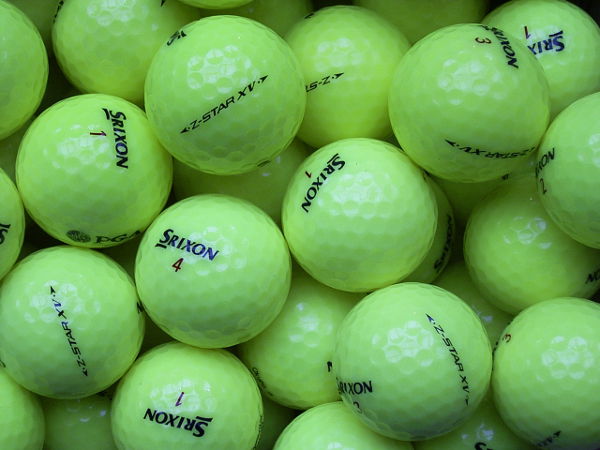 Srixon Z-Star XV Tour Gelb Lakeballs - gebrauchte Z-Star XV Tour Gelb Golfbälle AAAA-Qualität