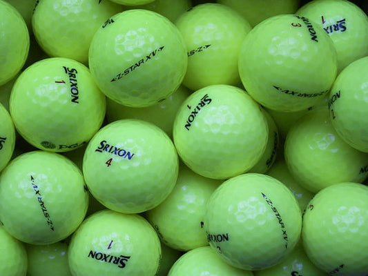 Srixon Z-Star XV Tour Gelb Lakeballs - gebrauchte Z-Star XV Tour Gelb Golfbälle AAAA-Qualität