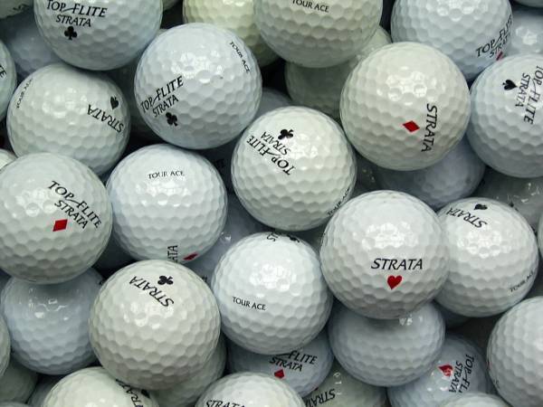 Strata Tour Ace Lakeballs - gebrauchte Tour Ace Golfbälle AAAA-Qualität