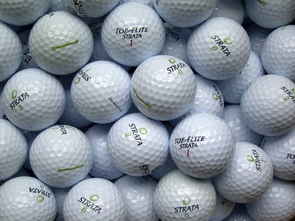 Strata Tour Straight Lakeballs - gebrauchte Tour Straight Golfbälle AAAA-Qualität
