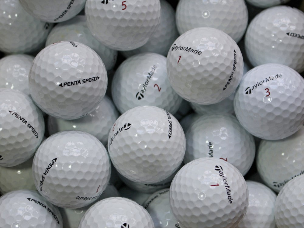 TaylorMade Penta Speed Lakeballs - gebrauchte Penta Speed Golfbälle AAAA-Qualität