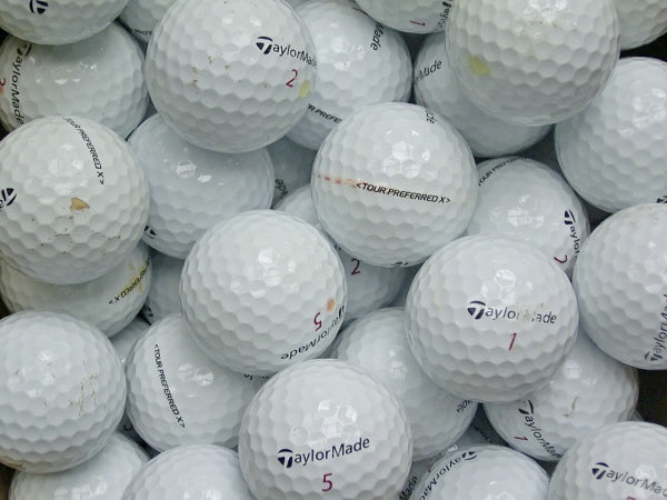 TaylorMade Tour Preferred X Lakeballs - gebrauchte Tour Preferred X Golfbälle AA/AAA-Qualität