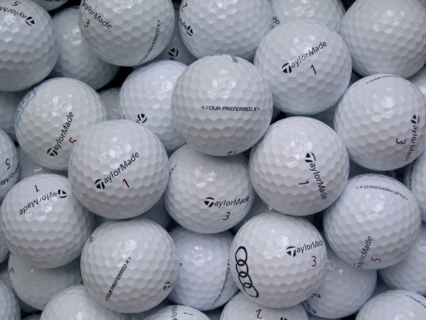 TaylorMade Tour Preferred X Lakeballs - gebrauchte Tour Preferred X Golfbälle AAAA-Qualität