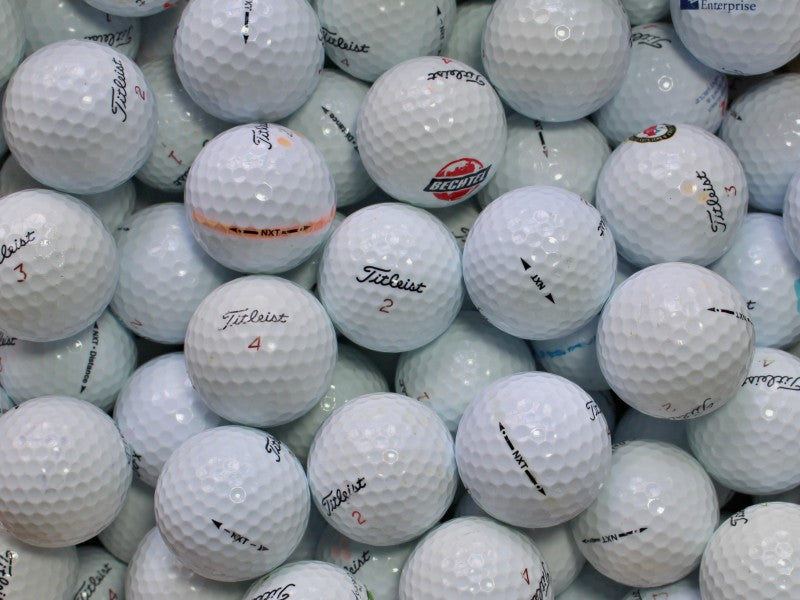 Titleist NXT (Distance) Lakeballs - gebrauchte NXT (Distance) Golfbälle AA/AAA-Qualität
