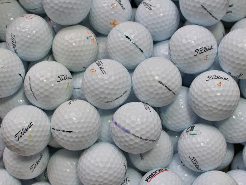 Titleist Velocity Lakeballs - gebrauchte Velocity Golfbälle AA/AAA-Qualität