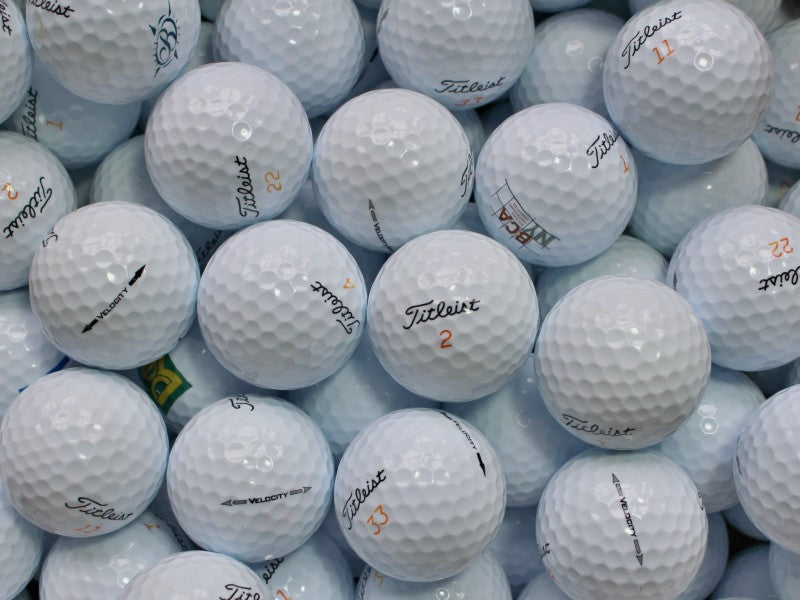 Titleist Velocity Lakeballs - gebrauchte Velocity Golfbälle AAAA-Qualität