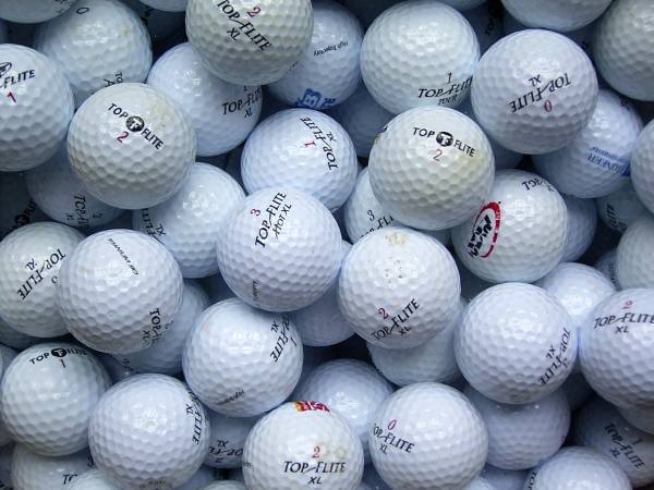 Top-Flite Mix Lakeballs - gebrauchte Top-Flite Mix Golfbälle AA/AAA-Qualität