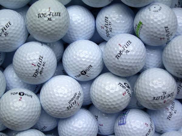 Top-Flite Mix Lakeballs - gebrauchte Top-Flite Mix Golfbälle AAAA-Qualität