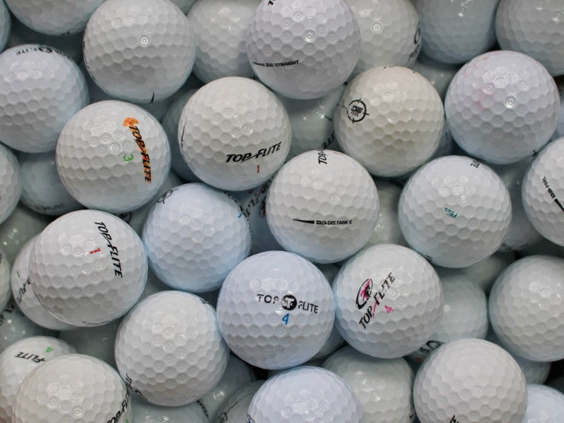 Top-Flite D2 Mix Lakeballs - gebrauchte D2 Mix Golfbälle AA/AAA-Qualität
