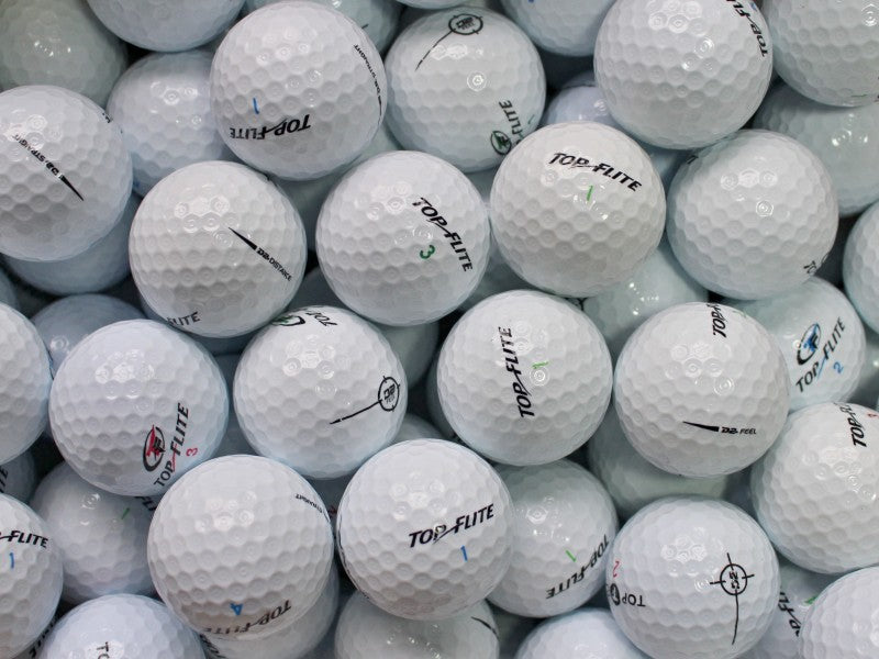 Top-Flite D2 Mix Lakeballs - gebrauchte D2 Mix Golfbälle AAAA-Qualität