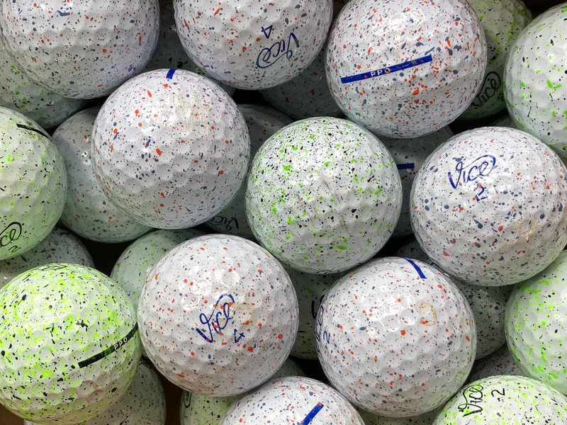 Vice Pro Drip Bunt Lakeballs - gebrauchte Pro Drip Bunt Golfbälle AA/AAA-Qualität