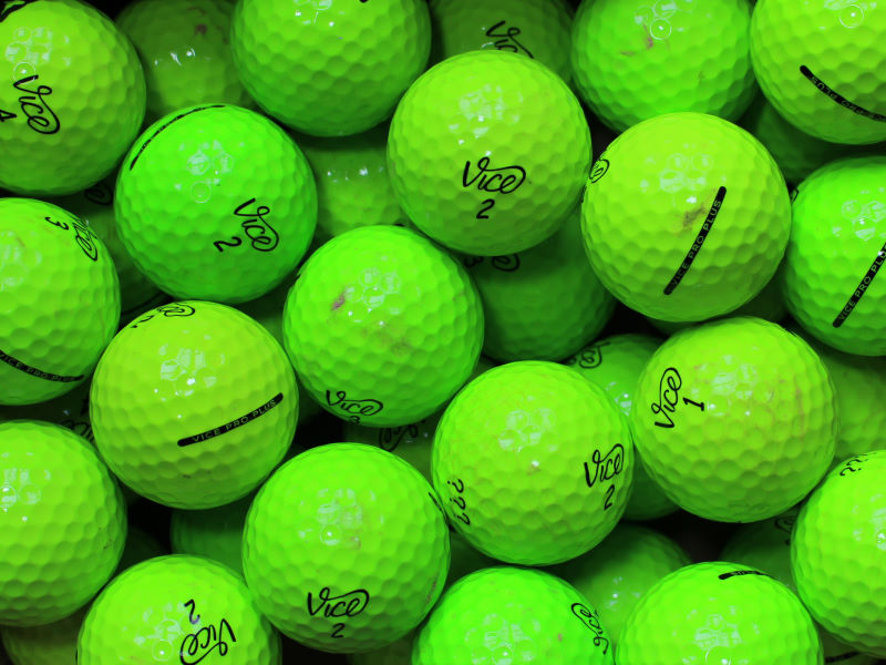 Vice Pro Plus Lime Lakeballs - gebrauchte Pro Plus Lime Golfbälle AA/AAA-Qualität