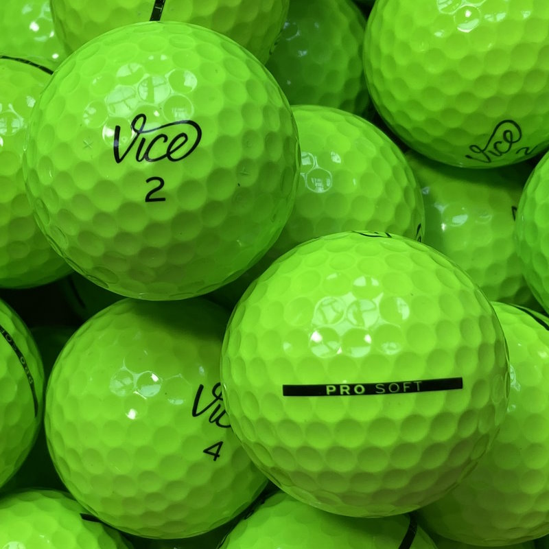 Vice Pro Soft Lime Lakeballs - gebrauchte Pro Soft Lime Golfbälle