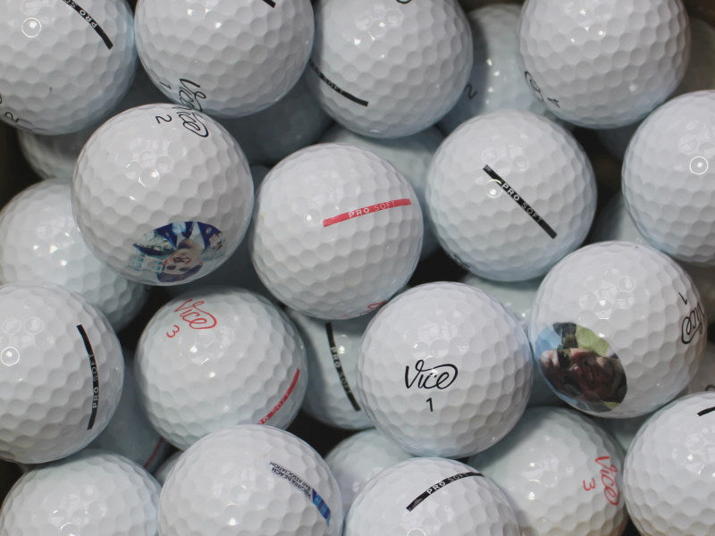 Vice Pro Soft Lakeballs - gebrauchte Pro Soft Golfbälle AA/AAA-Qualität