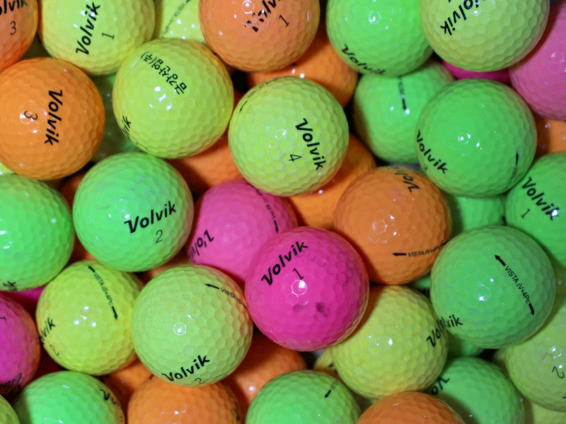 Volvik Vista iV 4Pc Bunt Lakeballs - gebrauchte Vista iV 4Pc Bunt Golfbälle AA/AAA-Qualität