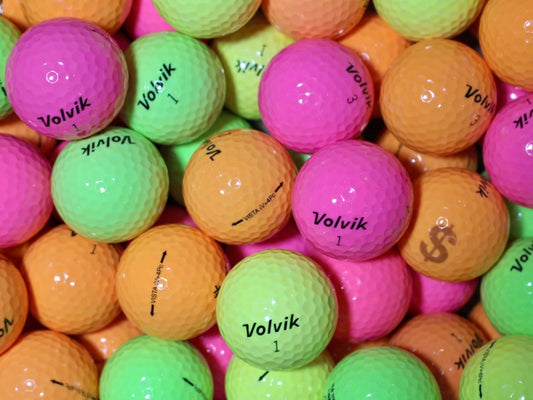 Volvik Vista iV 4Pc Bunt Lakeballs - gebrauchte Vista iV 4Pc Bunt Golfbälle AAAA-Qualität
