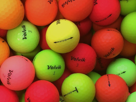 Volvik Vivid Bunt Lakeballs - gebrauchte Vivid Bunt Golfbälle AAAA-Qualität