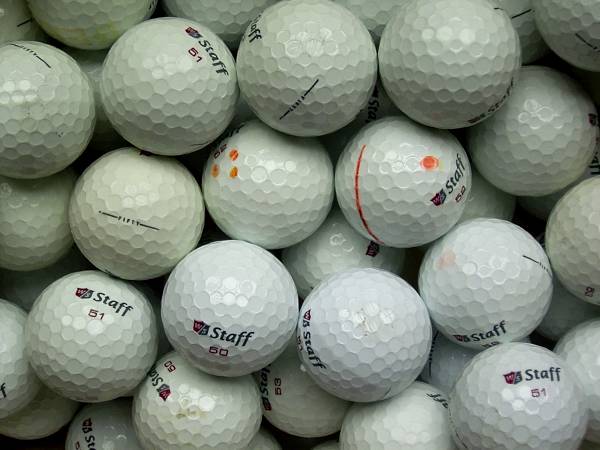 Wilson Staff Fifty Lakeballs - gebrauchte Staff Fifty Golfbälle AA/AAA-Qualität
