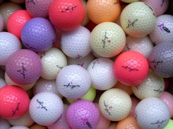 Wilson Hope Crystal Lakeballs - gebrauchte Hope Crystal Golfbälle AAAA-Qualität