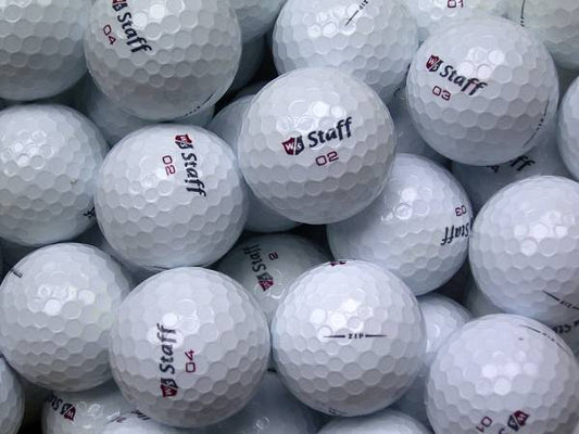 Wilson Staff Zip Lakeballs - gebrauchte Staff Zip Golfbälle AAAA-Qualität